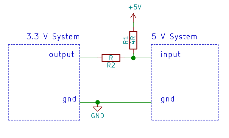 How to increase voltage from 3.3 V to 5V?